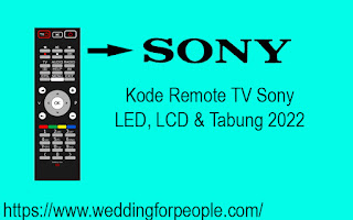[Lengkap] Kumpulan Kode Remote TV Sony LED, LCD & Tabung 2022