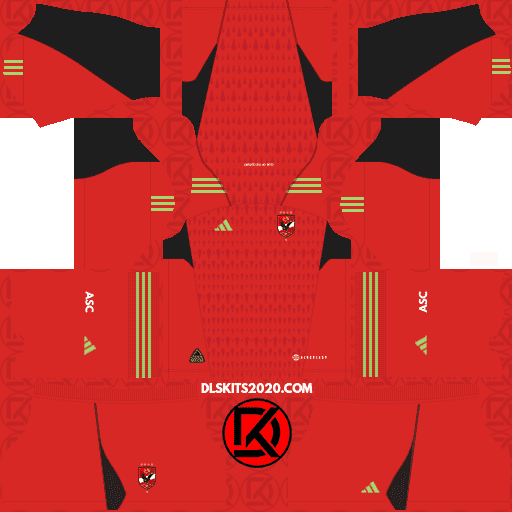 AL Ahly SC DLS Kits 2023-2024 Adidas - Dream League Soccer (Goalkeeper Third)