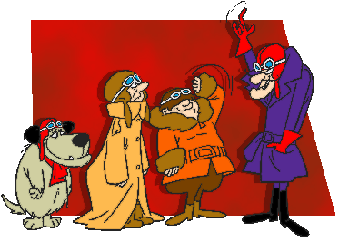 Resultado de imagem para dick vigarista, muttley e a esquadrilha abutre