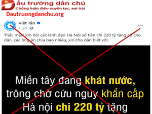 Việt Tân lại cắt ghép nhố nhăng