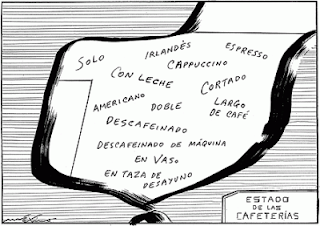 Máximo. Estado de las cafeterías