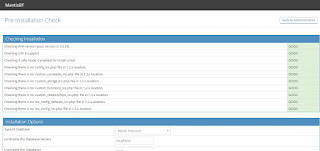 preinstallation check for mantisbt