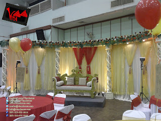 Wedding Dinner at Pandan Indah Dewan MPAJ by Vina Canopy & Decor