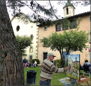 ORÍS-PINTURA-SANT GENÍS-ESGLÉSIA-PAISATGES-OSONA-CATALUNYA-FOTOS-PINTANT-PINTOR-ERNEST DESCALS-