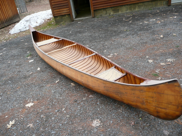 girl canoe traditional wood and canvas build a lapstrake canoe