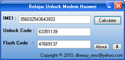 Belajar Unlock Modem Huawei