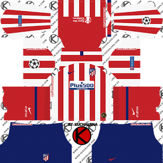 Atletico Madrid 2019/2020 champions league Kit - Dream League Soccer Kits