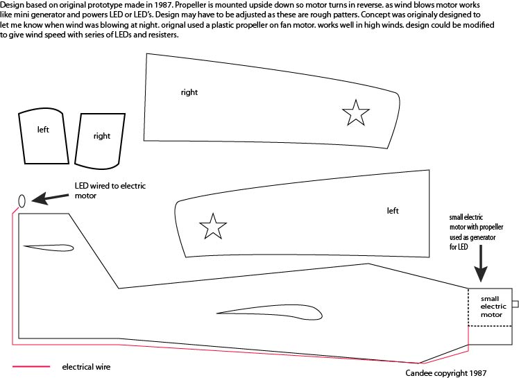 Free Patterns and ideas: Electric whirligig airplane