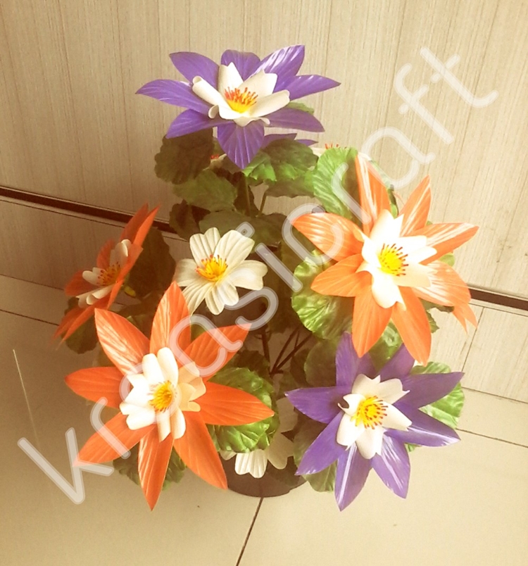  Kreasi  Craft Bunga Cantik dari  Sedotan 