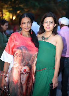 Artist Anjanna Kuthiala with Shahana Mookerjea