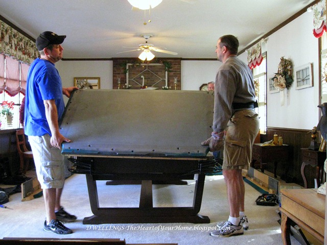 pool table removal