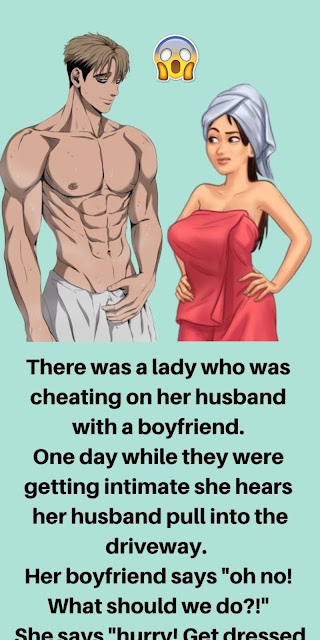 Lady cheating on husband with her boyfriend