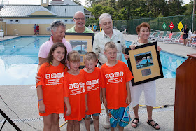 The Spier Family with summer campers in 2012