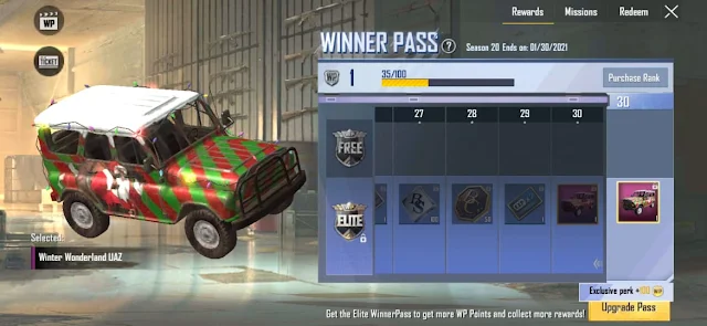 PUBG Lite Season 20 Winner Pass out No WP level adjustment