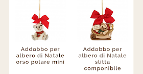 orso polare Thun per albero di natale 