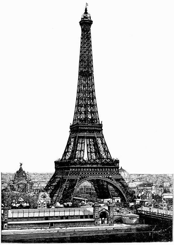 Black and White: Eiffel Tower