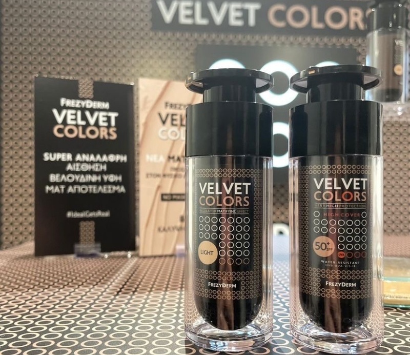 Velvet Colors: Η Frezyderm μόλις κυκλοφόρησε μία νέα σειρά make-up