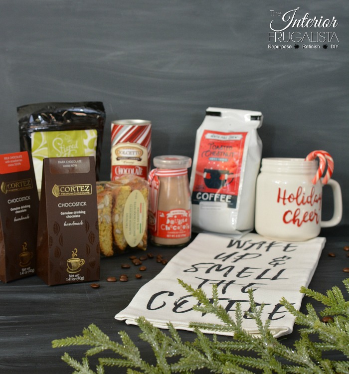 DIY Holiday Hostess Gift Basket Hot Beverage Inspired Goodies