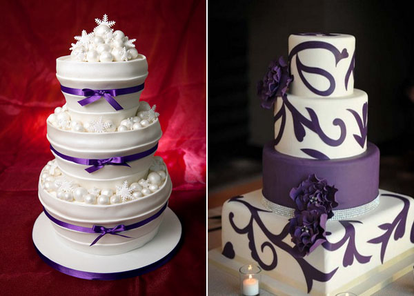  Purple  Wedding  Cakes  2014 Just Style