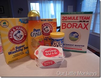 laundry, detergent, Purex, Zote, homemade