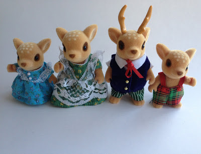 Sylvanian Families Moss Reindeer Family