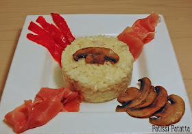 recette de risotto aux légumes et jambon