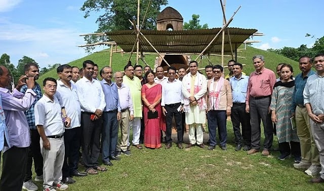 Assam Tourism Minister visited Charaideo Maidam