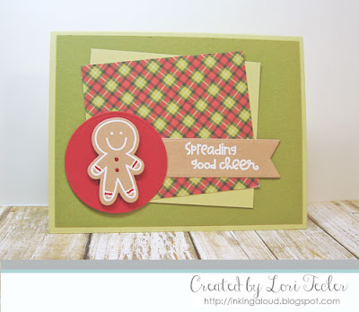 Spreading Good Cheer card-designed by Lori Tecler/Inking Aloud-stamps from Paper Smooches