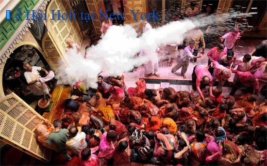 Lễ hội sắc màu Holi độc đáo tại New York