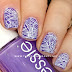 Nail Art of the Day: Purple Palm