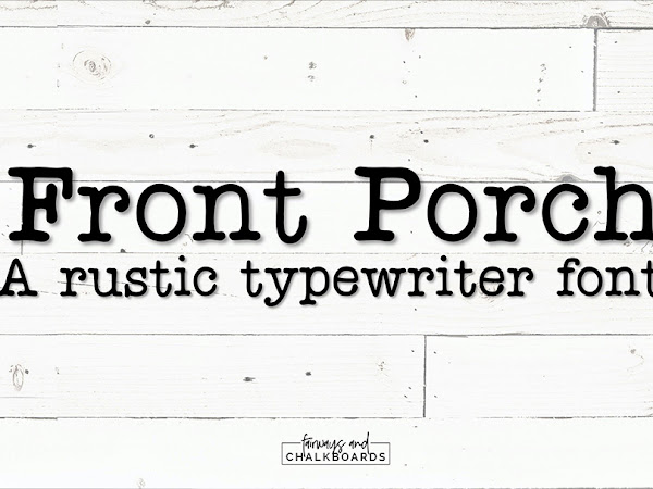 Download Front Porch Font