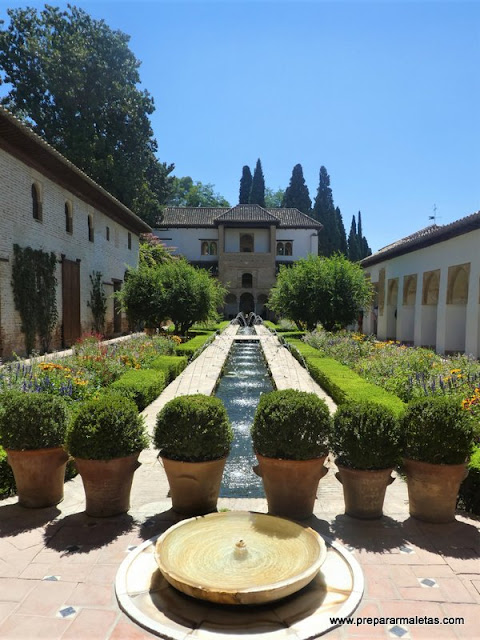 patios del Generalife Alhambra Granada
