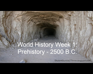 World History Week 1: The Peopling of the World Prehistory to 2500 B.C.