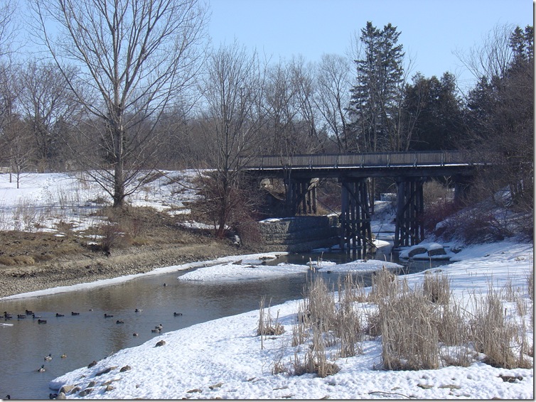 Railway bridge in Stratford