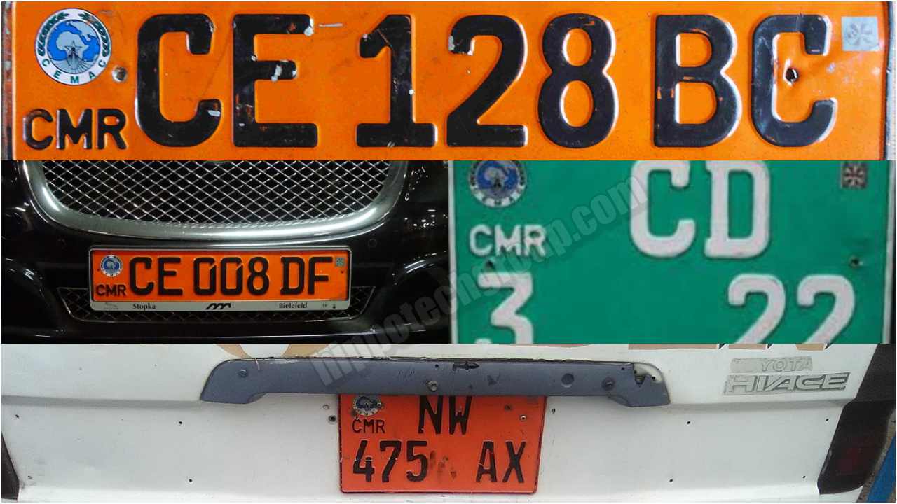 Vehicle Registration Plates in Cameroon and Their Meanings