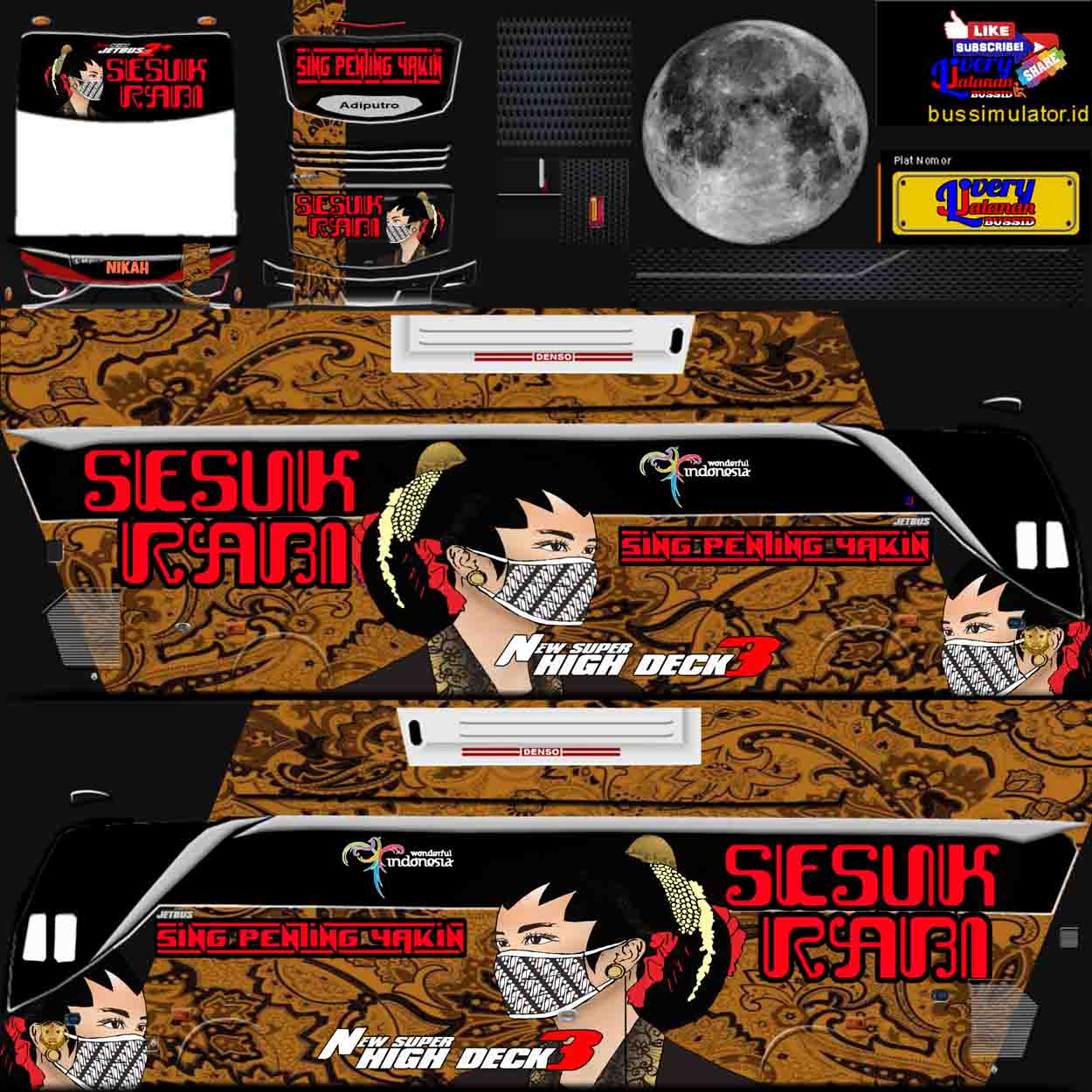 livery bussid batik shd