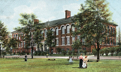 Postcard view of Manual Training High School