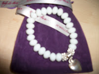 Ruby & Rose Jewellery, White Heart Jewellery, White Crystal Jewellery