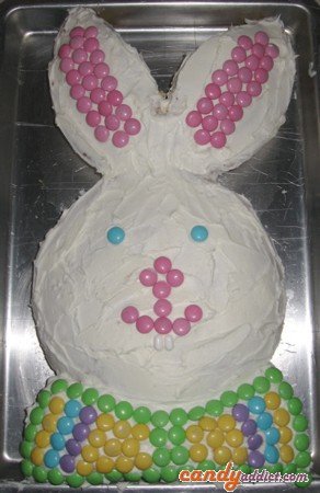 easter cakes and cupcakes. Option 2 Easter Bunny Cake: