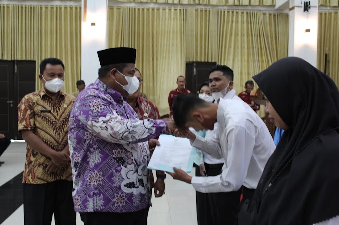 Bupati Suhatri Bur Minta CPNS Baru Tunjukan Dedikasi dan Loyalitas Dalam Bekerja