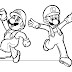 Lovely Mario Bros Printable Coloring Pages