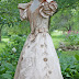 1890's Ballgown with lovely embroidery