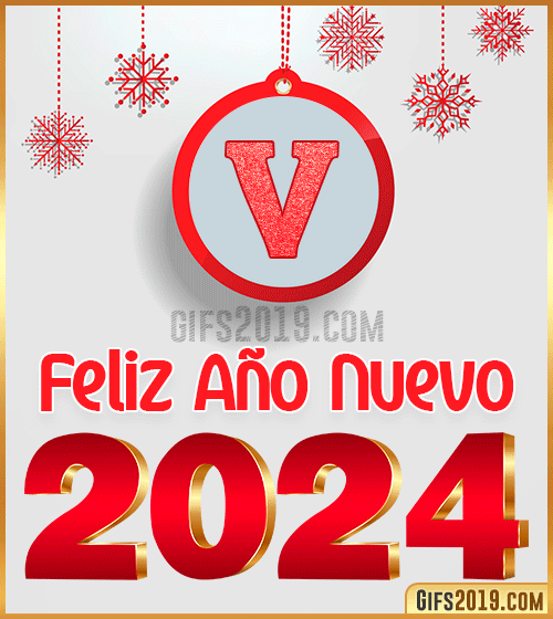 feliz año nuevo 2024 gif V