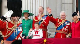 King Charles III Trooping the Colours