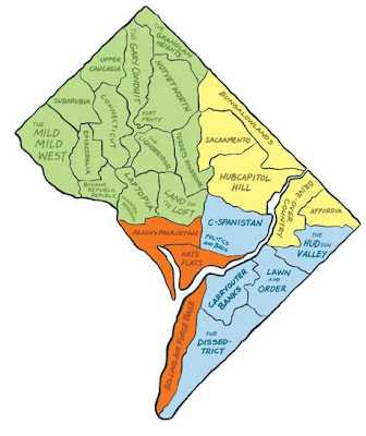 The Washington City Paper Map of DC Neighborhoods