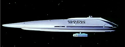 The fictional spaceship 'Dark Star', from the 1974 movie of the same name, directed by by John Carpenter