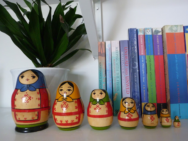 Charity shopping, Matryoshka and not one but two retro jugs from Aberystwyth. secondhandsusie.blogspot.com #charityshopping #charityshop #thrifting #charityshopblogger
