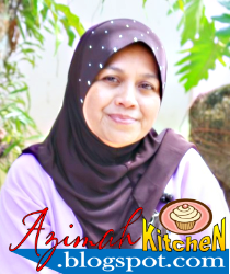 Azimah Kitchen: Kek gula hangus @ kek span
