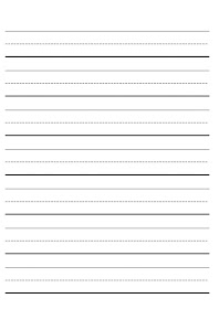 Blank writing worksheets