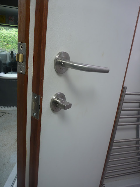 Stainless door hardware